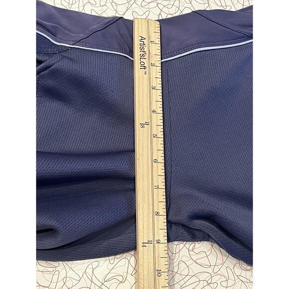 Nike Pants Womens Small Navy Blue White Dri-FIT Tapered Track Athletic Gym - Picture 10 of 12